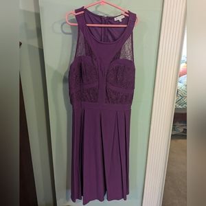 Large Purple Summer Lace June and Ivy Dress